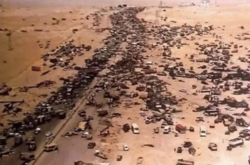 جاده‌ی مرگ و کشتار هولناک